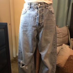 H&M Straight Leg High Waist Jean